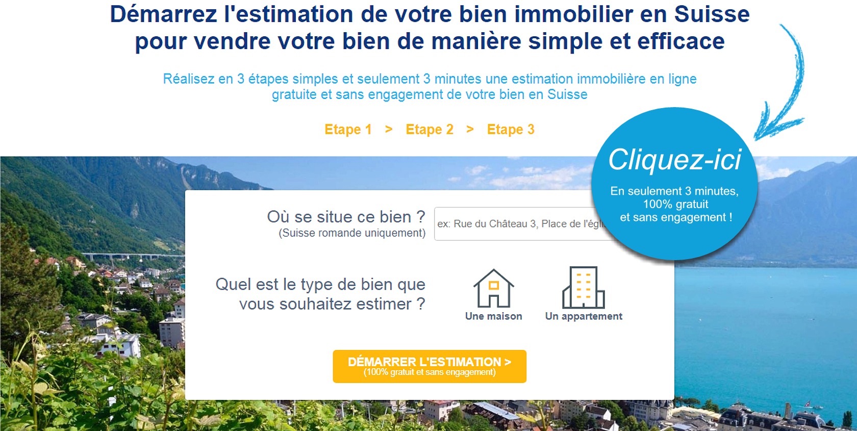 estimer bien immobilier soi-même en ligne gratuitement sans inscription suisse