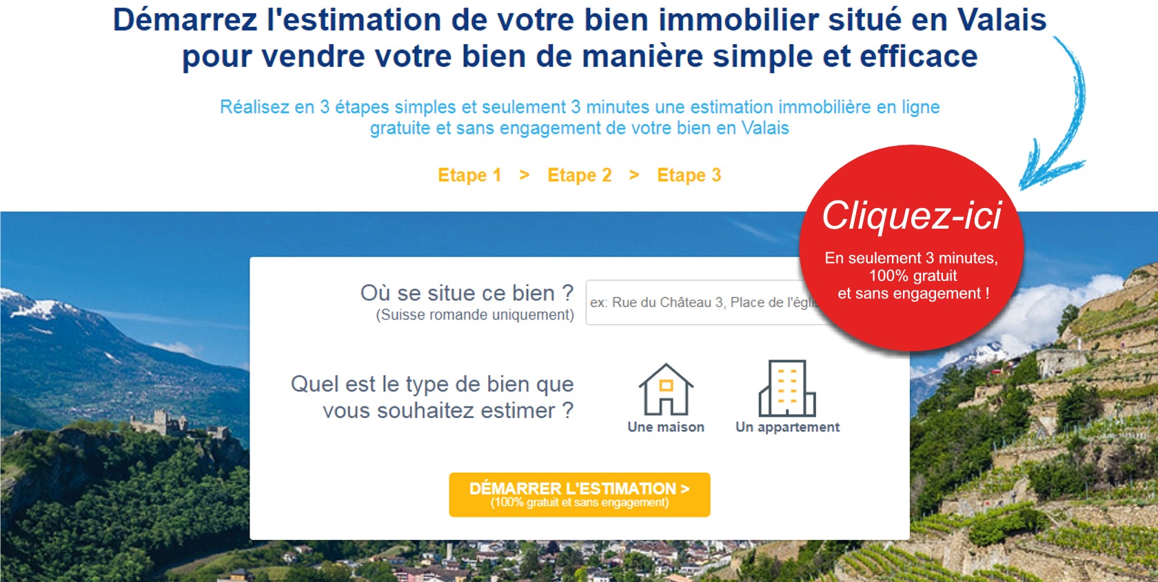 estimation prix immobilier valais