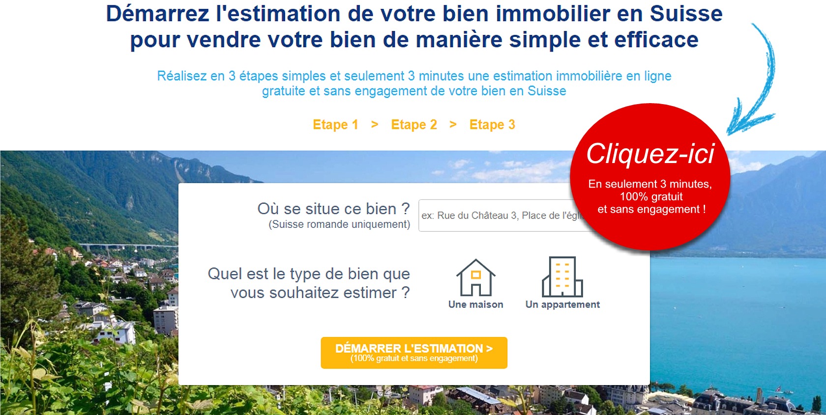 surevaluation prix bien immobilier estimation suisse