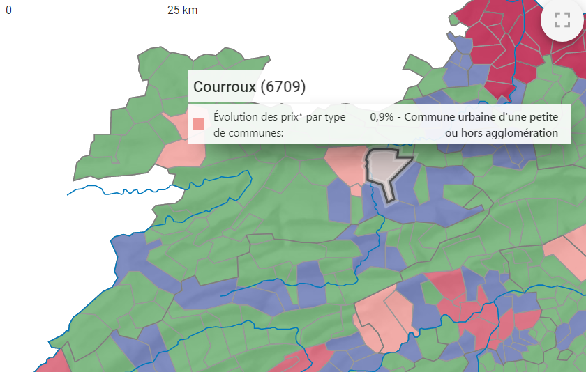 evolution prix m2 maison courroux 2021