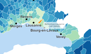 prix m2 moyen maison belmont sur lausanne 2021
