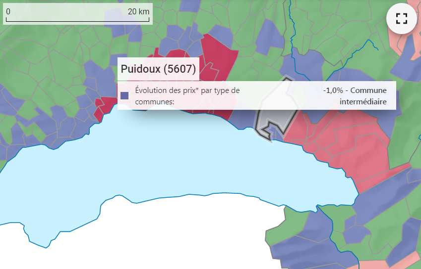 evolution prix m2 maison puidoux 2021