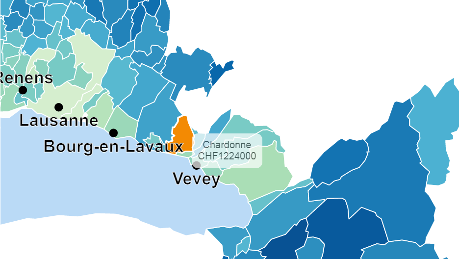 prix m2 moyen maison chardonne 2021