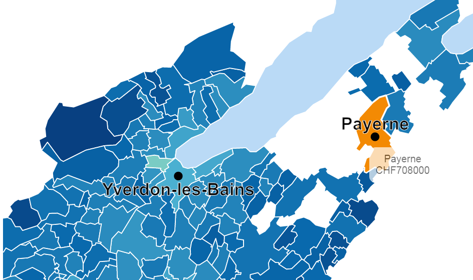 prix m2 moyen appartement payerne 2021