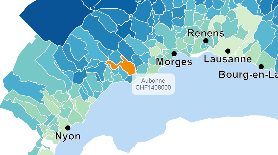 prix m2 moyen maison aubonne 2021