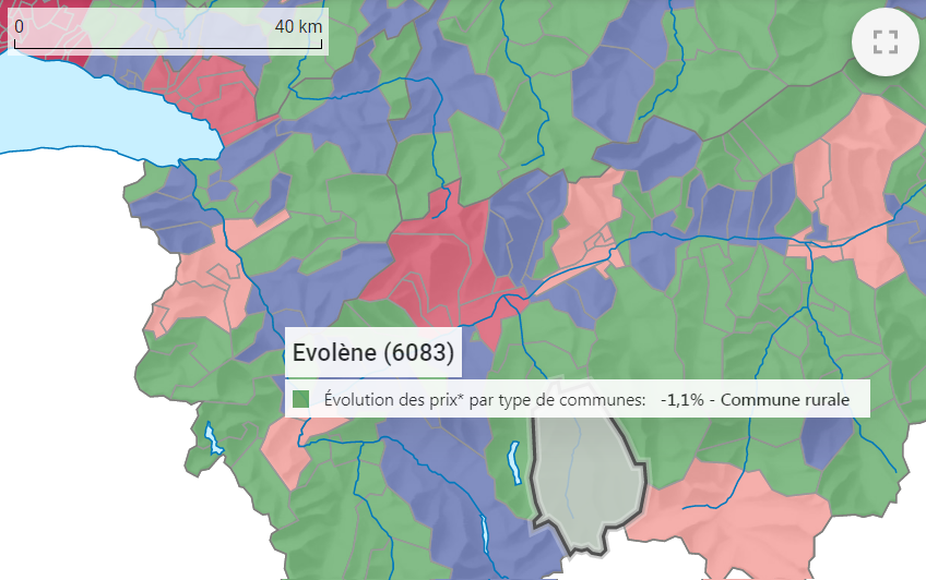 evolution prix m2 appartement evolene 2021