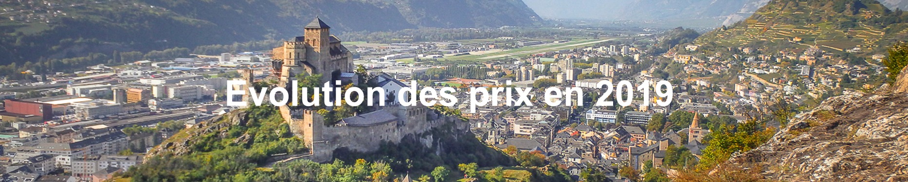 evolution prix m2 immobilier valais 2019