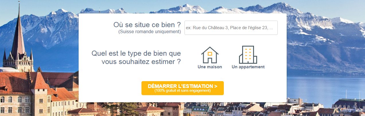 calculateur valeur bien immobilier suisse