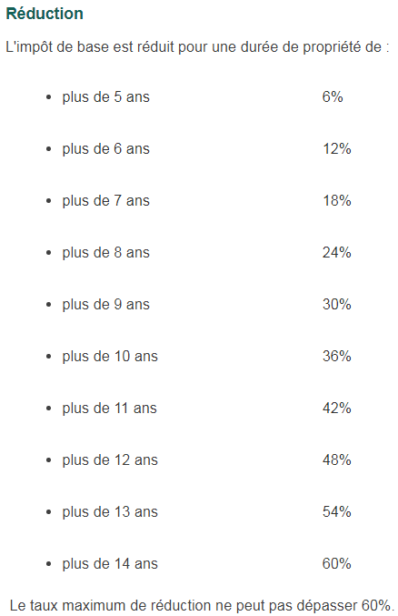 exemple taux impot immobilier neuchatel