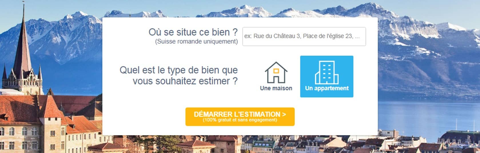 estimer un appartement en ligne gratuitement sans inscription suisse