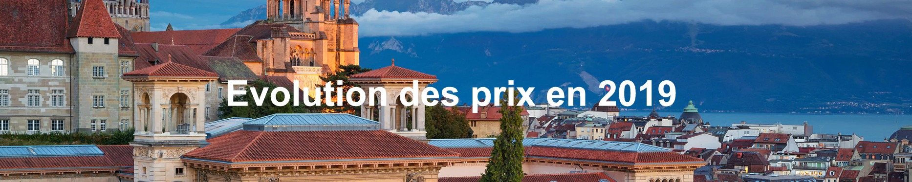 evolution prix m2 immobilier vaud 2019