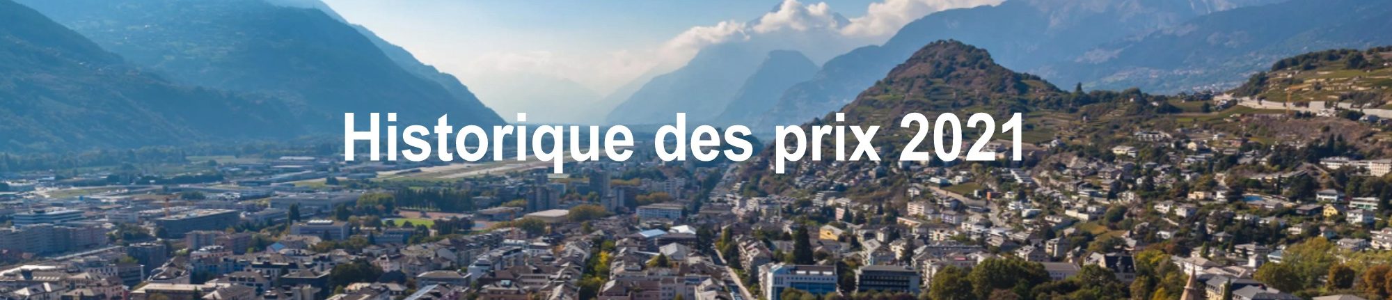 evolution prix m2 immobilier valais 2021