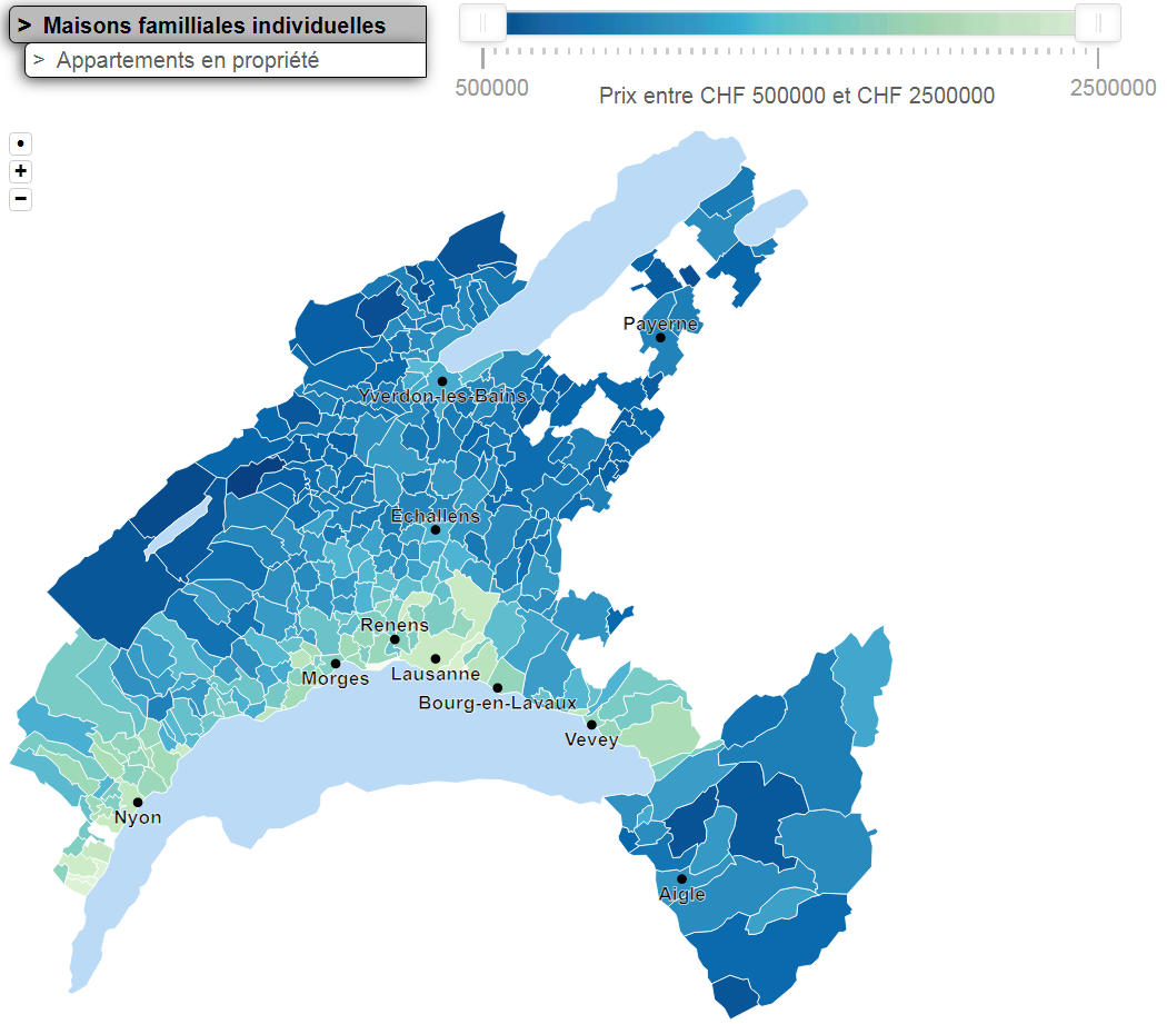 carte des prix maison vaud 2022