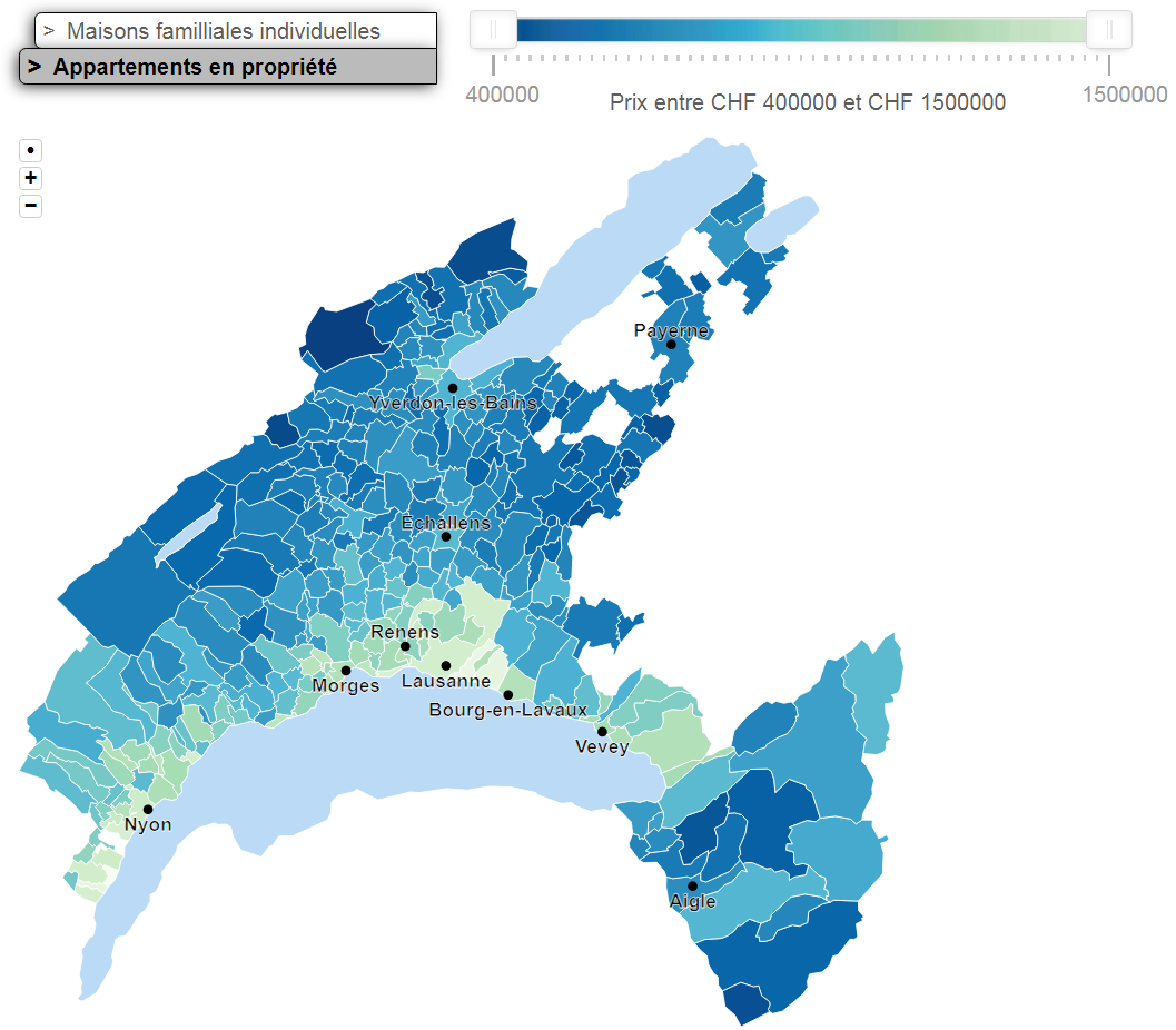 carte des prix appartement vaud 2022