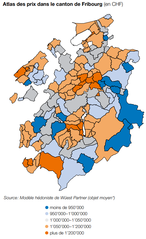 carte des prix m2 maison fribourg 2023