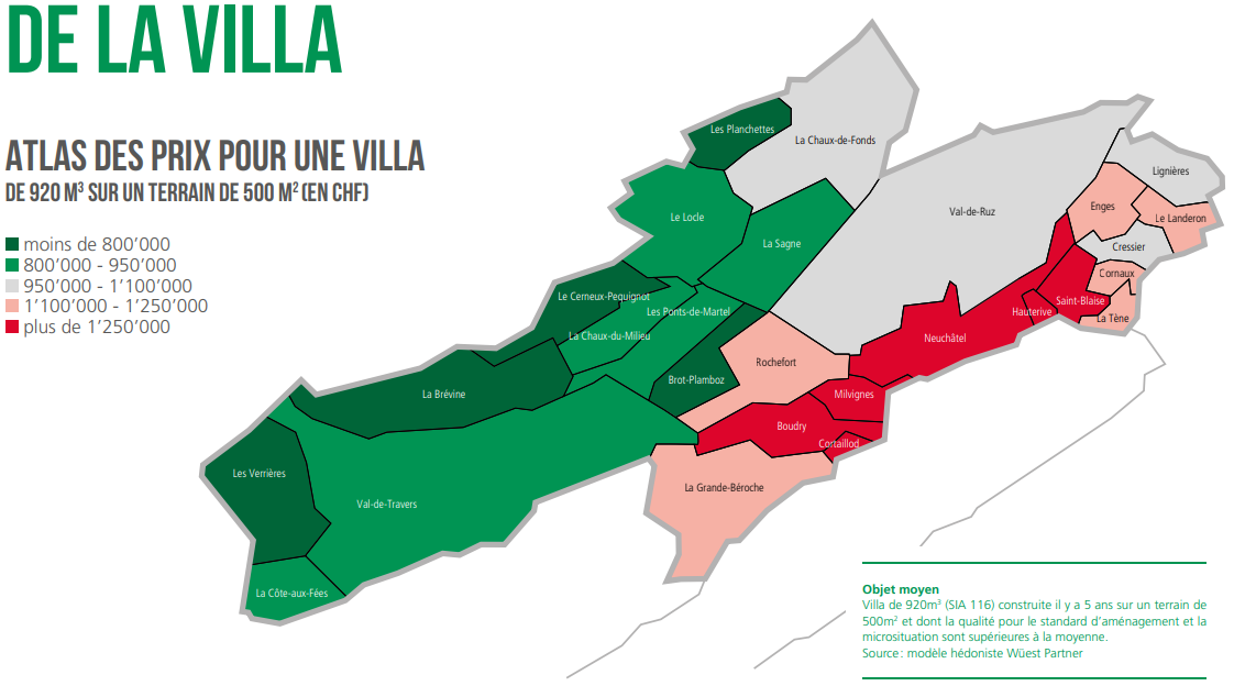 carte des prix maison neuchatel 2023